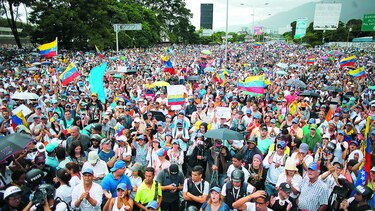 Marcha para apoyar a la fiscal