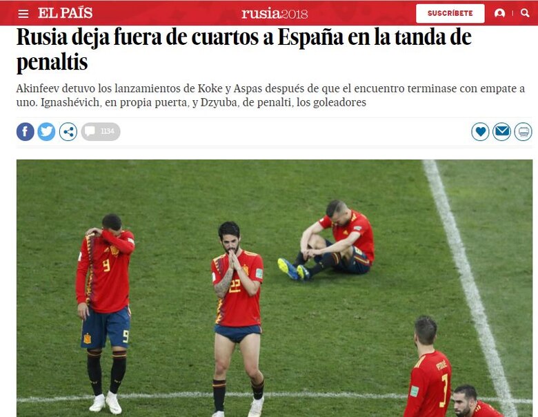 España se va por un 'chasco' en la 'ruleta rusa'