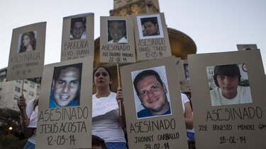 Víctimas de protestas piden juzgar a López por homicidio tras huida de fiscal