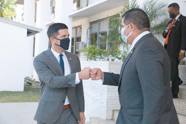 Secretario de Seguridad de Estados Unidos se reúne con ministro Pino