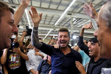 Marcelo Tinelli, nuevo presidente del equipo de fútbol San Lorenzo en Argentina