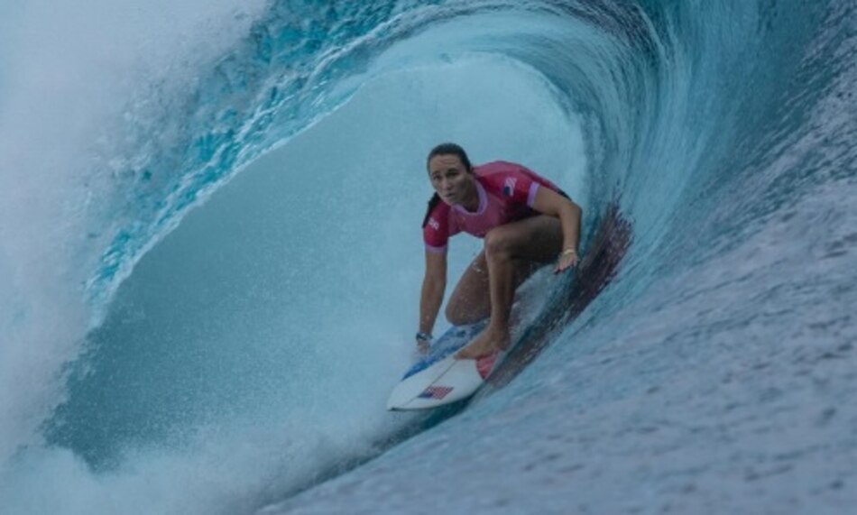 Carissa Moore, campeona olímpica, eliminada en los cuartos de final del surf de París 2024