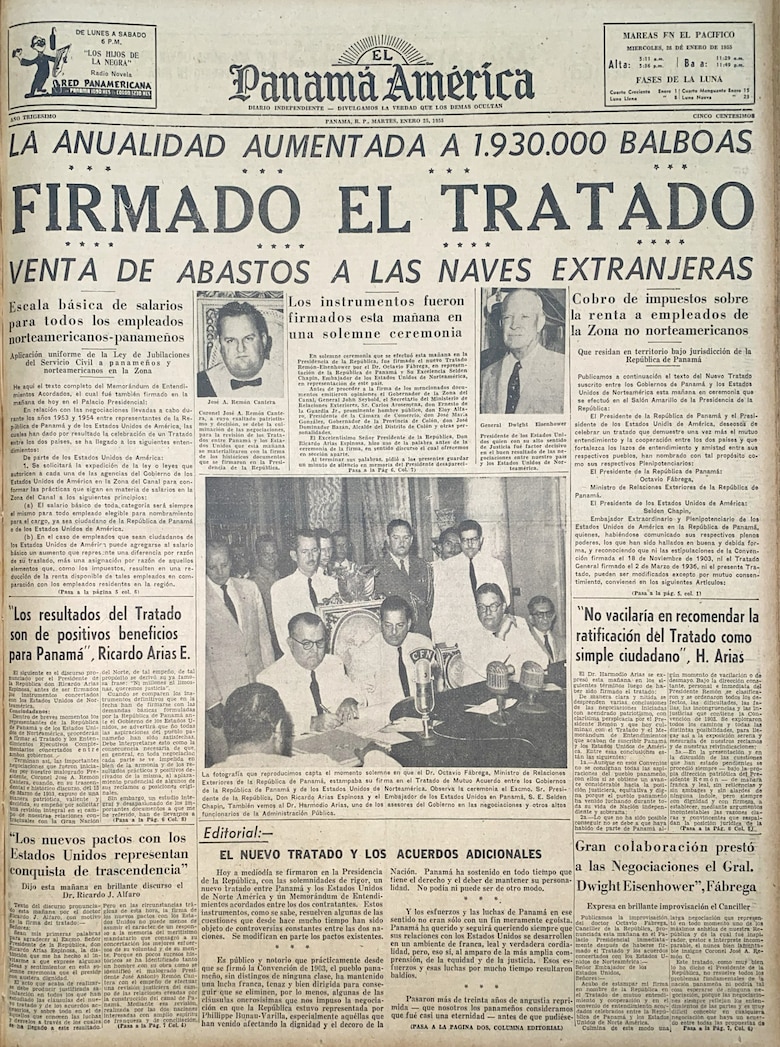 Policías, polleras y asesinato: la vida de José Antonio y el tratado Remón Eisenhower