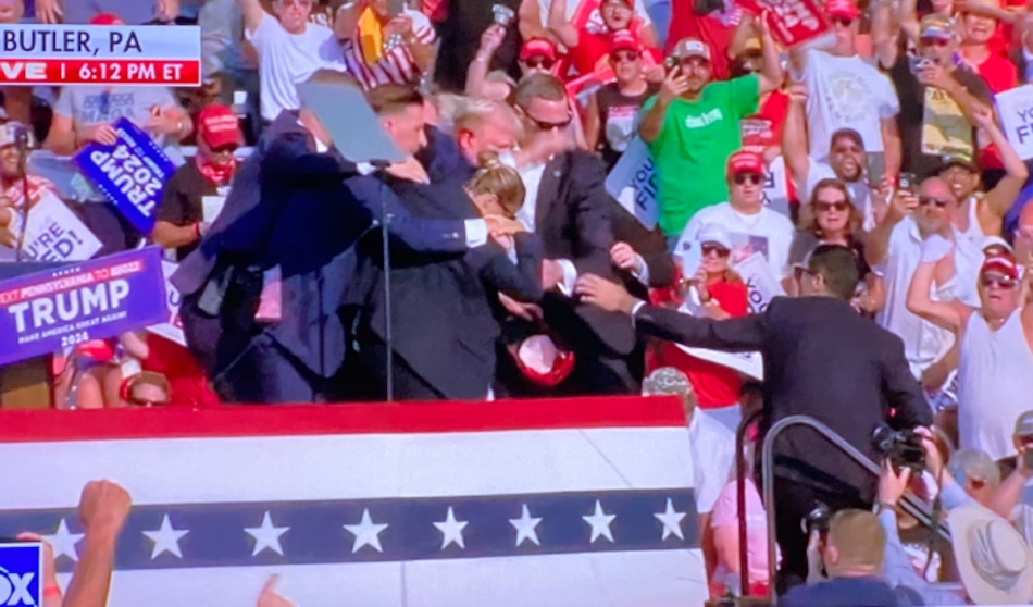 Trump resulta herido en un incidente ocurrido durante un mitin en Pensilvania