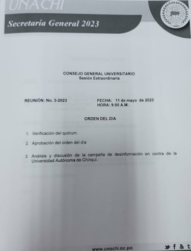 Consejo universitario de la Unachi censura al rival de Etelvina de Bonagas, por sus declaraciones a La Prensa