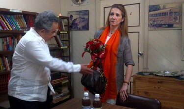 Infanta Elena visita la Ciudad del Niño en La Chorrera