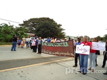 En La Villa protestan por emanaciones de vertedero de Chitré