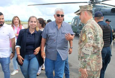 Mulino evalúa daños por las lluvias en Boquete, Chiriquí