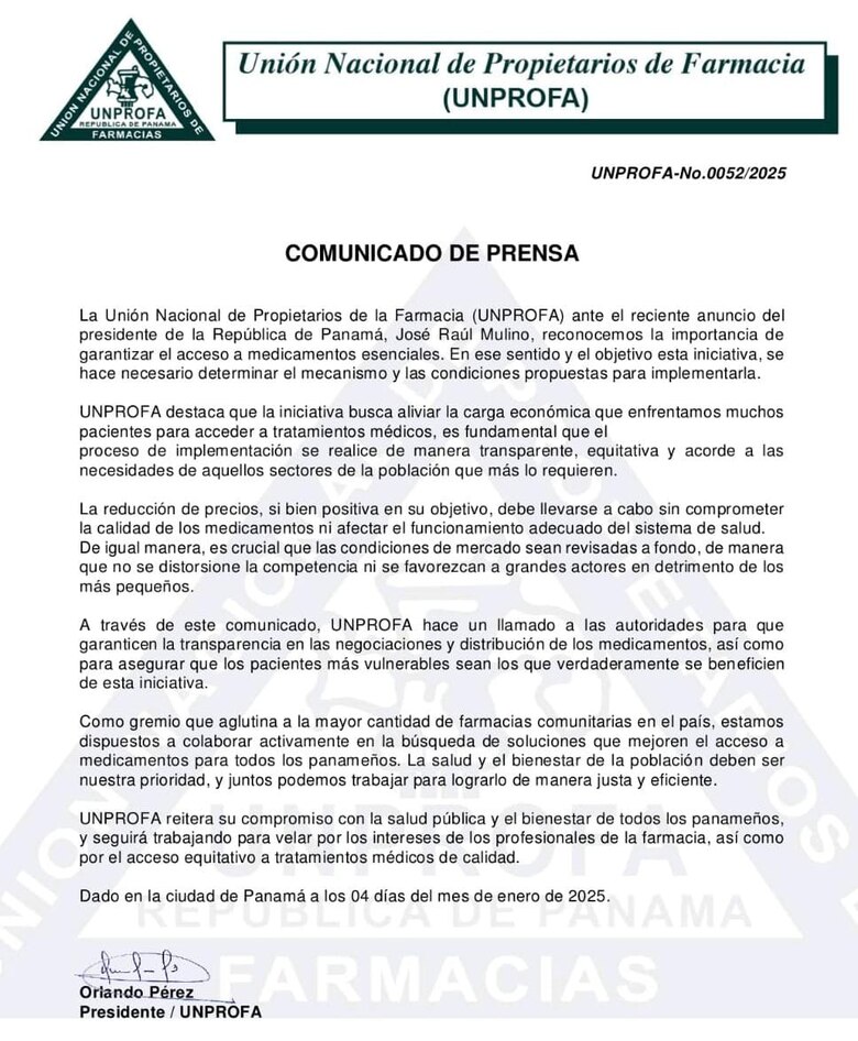 Reducción de precios en 20 medicamentos; propietarios de farmacias y pacientes reaccionan