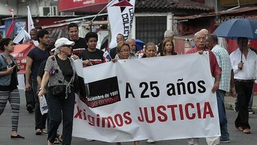 'Marcha Negra' recorre El Chorrillo