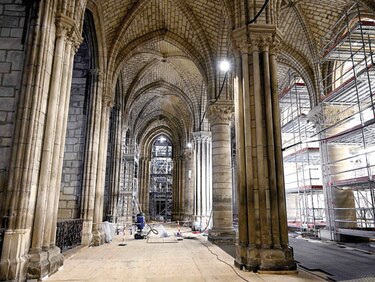 Catedral de Notre Dame recupera su blancura original