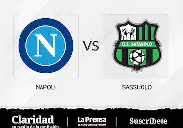 Napoli anhela sumar otra victoria en el encuentro con Sassuolo