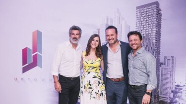 Lanzamiento de Uptown en calle Uruguay