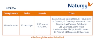 Trabajos de mantenimiento en la red eléctrica del 18 al 24 de mayo de 2026