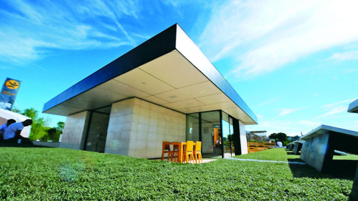 Casa solar de la universidad alemana de Konstanz (2012). El concurso es promovido por el Departamento de Energía de Estados Unidos. Por primera vez se hará en Latinoamérica, en Colombia.