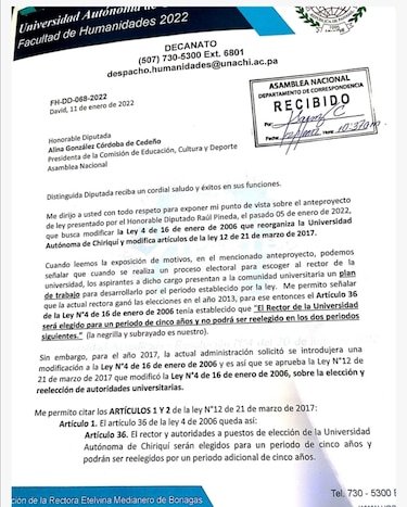 Rechazan iniciativa de ley que permitiría la reelección indefinida en la rectoría de la Unachi