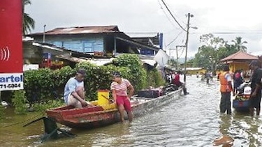 En Yaviza brilla el sol, pero sigue inundada