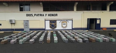 Panamá y Colombia decomisan más de 4 toneladas de cocaína valorada en $152 millones