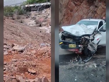 Al menos 37 personas muertas tras la caída de un autobús a un abismo en el sur de Perú