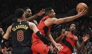 Blazers  logran triunfo  número 11 en fila
