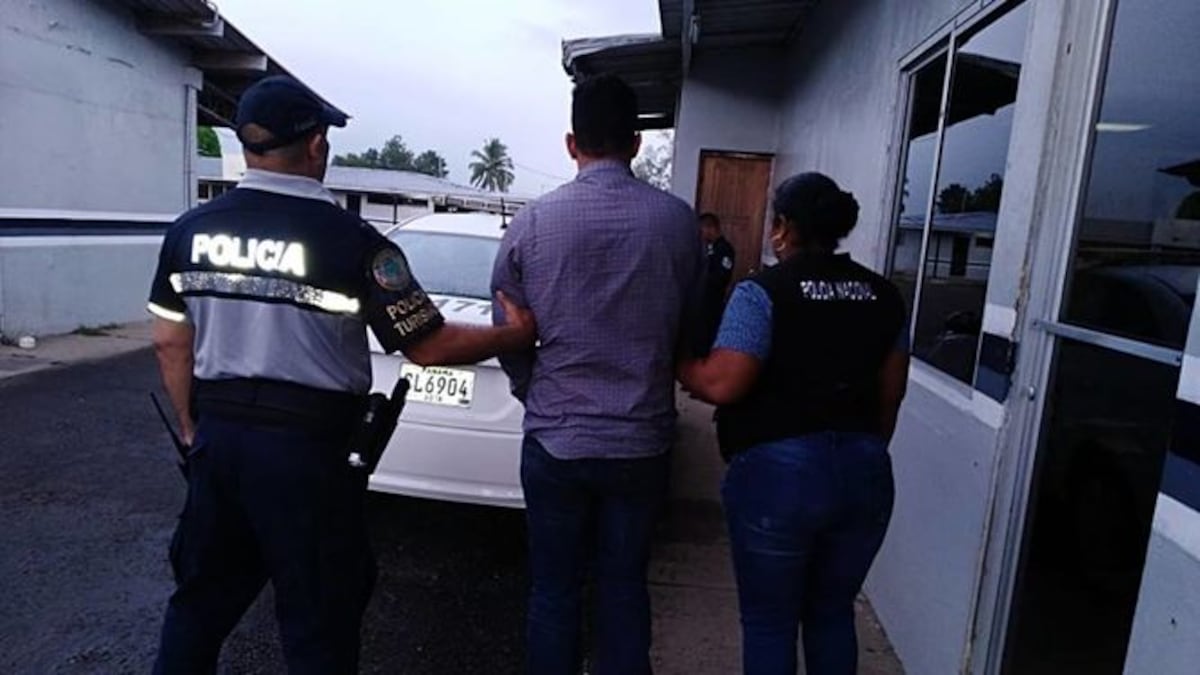 Capturan al sospechoso en Santiago de Veraguas.