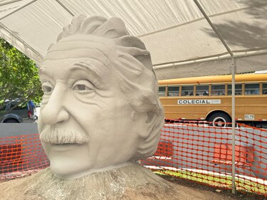La Cabeza de Einstein en El Cangrejo: una restauración que resalta su valor histórico
