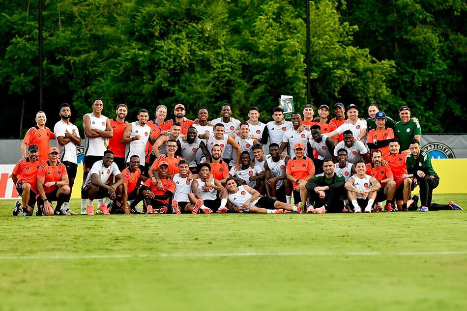 Colombia se entrenó a puerta cerrada en Miami