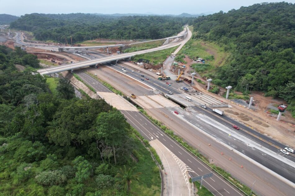 Trabajos de ampliación del tramo entre Arraiján y el puente de las Américas tienen un 78.8% de avance