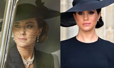 Cuando las joyas no solo brillan, también hablan: Kate y Meghan en el sepelio de Isabel II