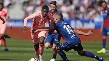 Con suplentes, Barcelona empató 0-0 con el Huesca