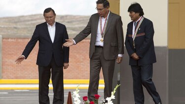 Presidentes de Perú y Bolivia inauguran un centro de control fronterizo