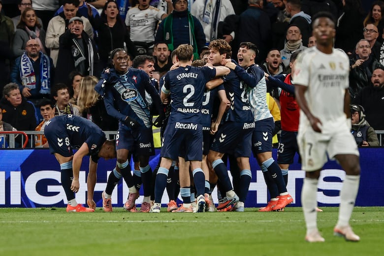 El Celta fulmina la buena dinámica del Real Madrid en el Bernabéu