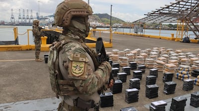 Panamá supera las 34 toneladas de droga incautadas en lo que va de 2026