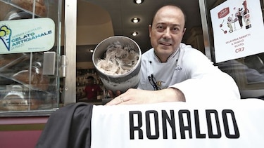 Helados CR7, pizza CR7: Turín convulsionada por Cristiano