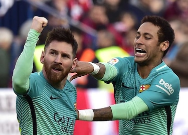 Barcelona gana 2-1 al Atlético de Madrid con gol de Messi