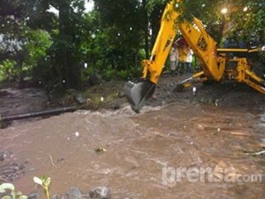 Lluvias afectan barriadas en Boquete