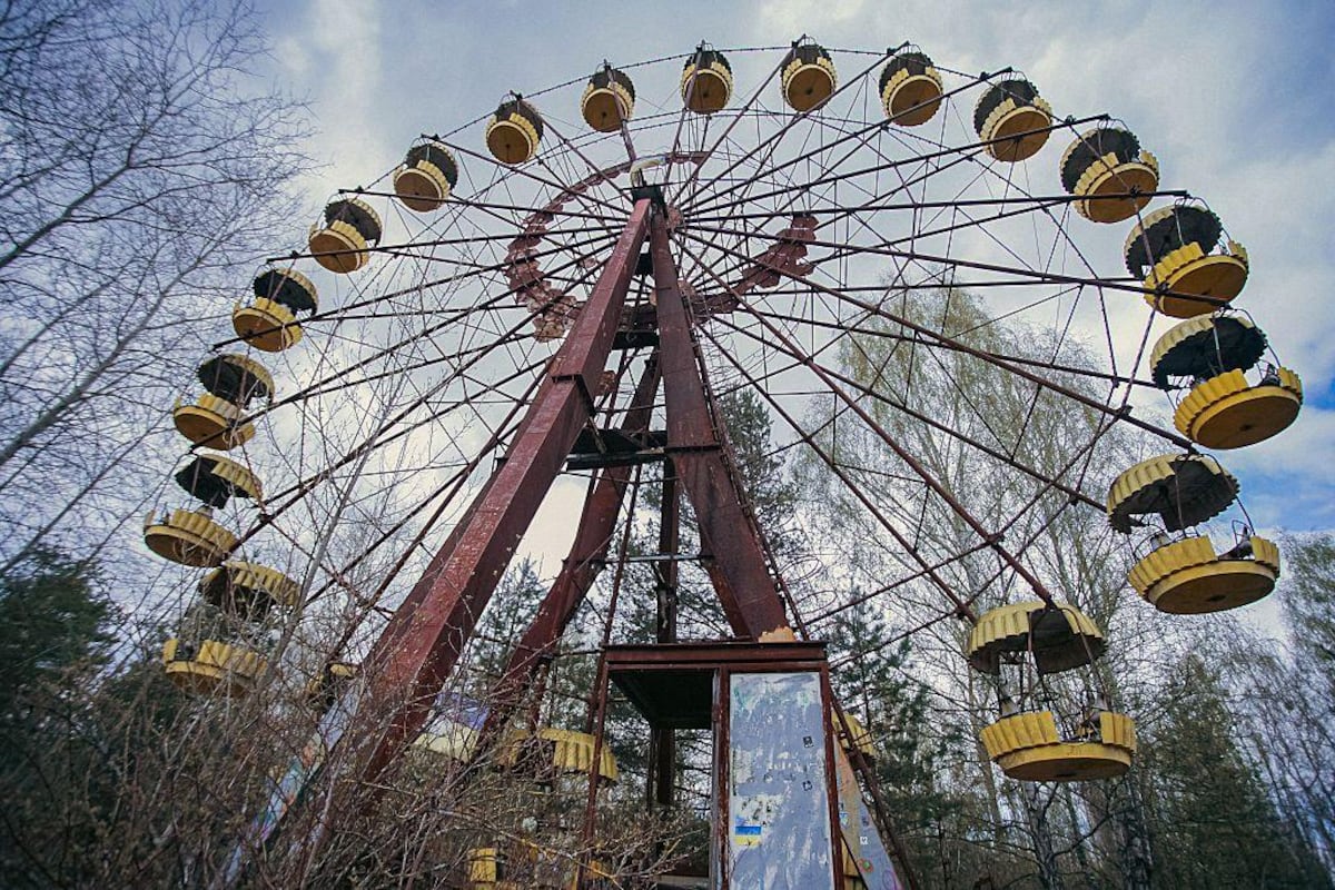 Imágenes de la zona de exclusión de Chernóbil 40 años después del accidente nuclear