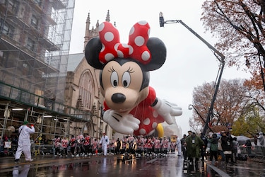 La lluvia protagonizó el tradicional desfile de Acción de Gracias de Macy’s