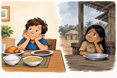 Preguntarle a mis hijos qué quieren comer es un privilegio