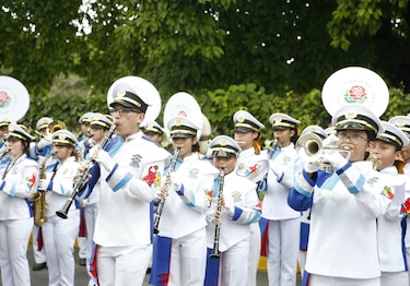 Colorido desfile honra los 506 años de Panamá la Vieja con música y cultura