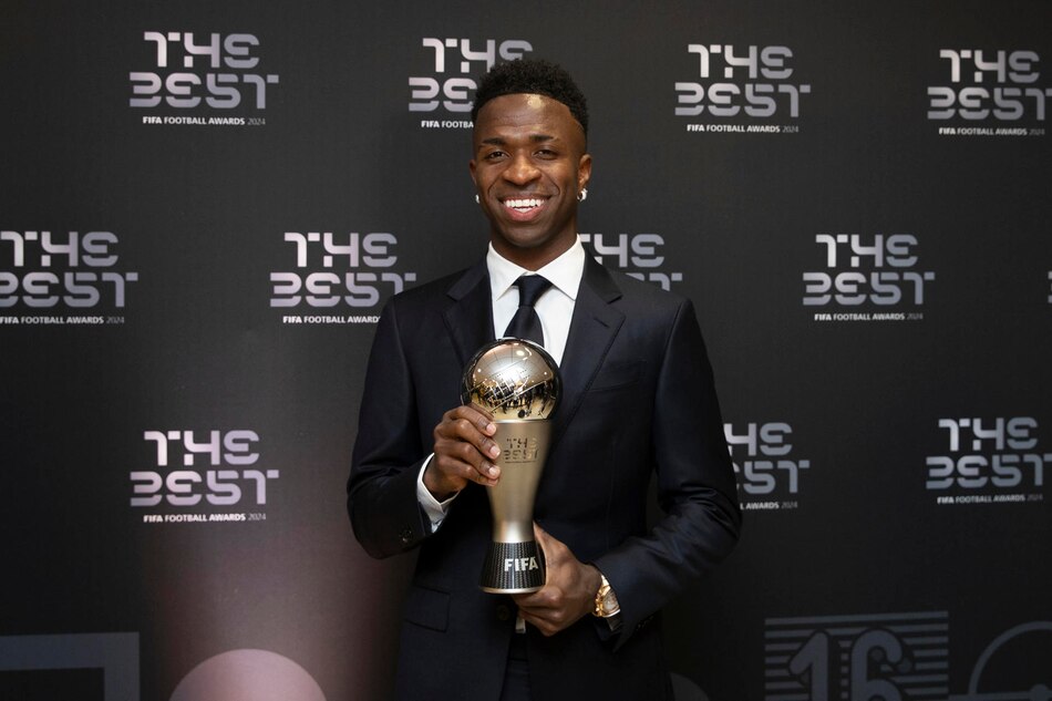 Vinicius es premiado con el The Best al mejor jugador del mundo en 2024