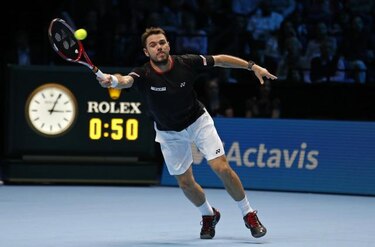 Wawrinka vence a Berdych en el primer partido de la Copa de Maestros