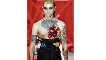 Corsé masculino, la nueva apuesta de John Galliano