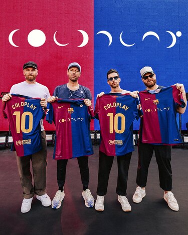 Coldplay, el gran protagonista del próximo clásico entre Barcelona y Real Madrid