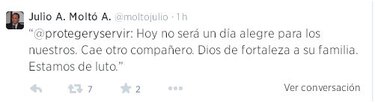 Muere agente de la Policía Nacional, tras incidente en Pedregal