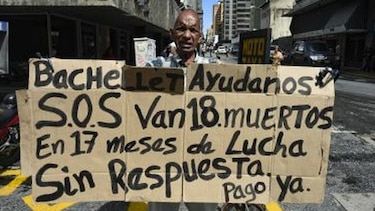 Michelle Bachelet llega a una Venezuela devastada por la crisis