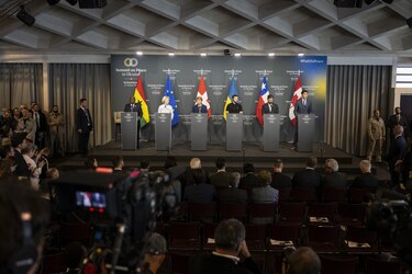 La Cumbre de Paz de Ucrania cierra con una declaración que no firman 12 países