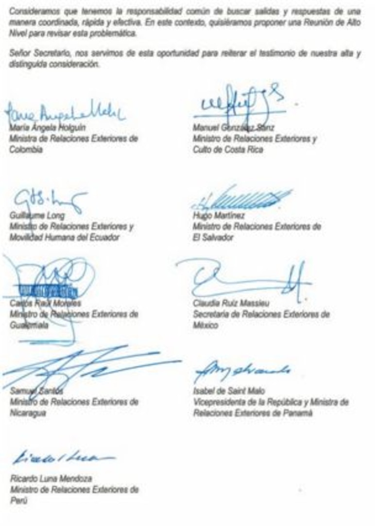 Panamá y otros ocho países piden reunión al gobierno de Estados Unidos por crisis de migrantes cubanos