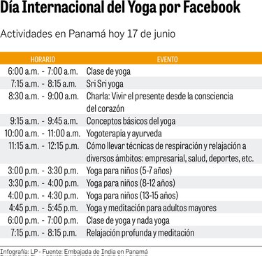 Sesiones y clases de yoga en Facebook