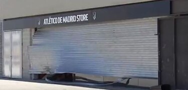 Espectacular robo en la tienda del Atlético de Madrid